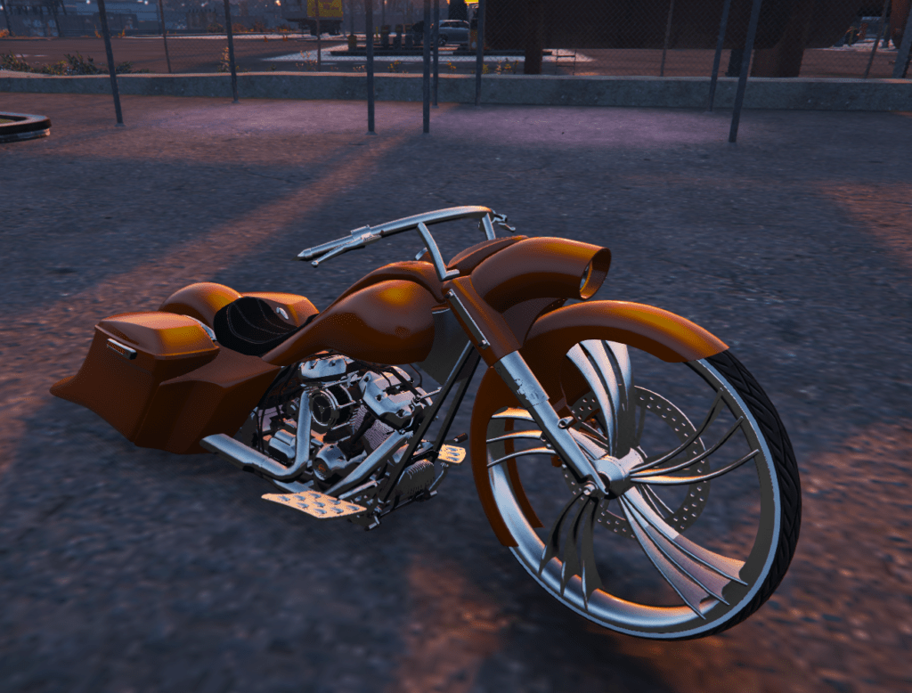 Motorcycle Bagger - FiveM Motorcycle | FiveMRides