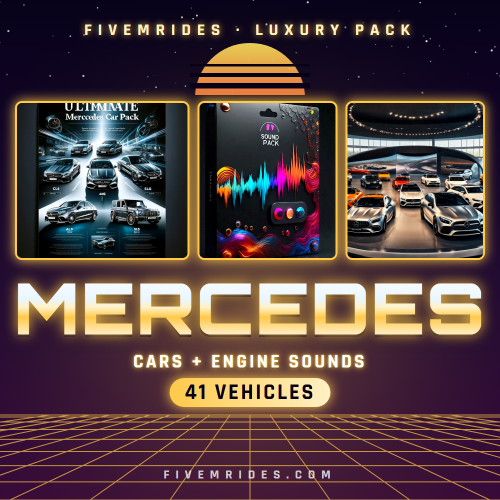 Mercedes Car Pack (41 Cars) + Engine Sounds