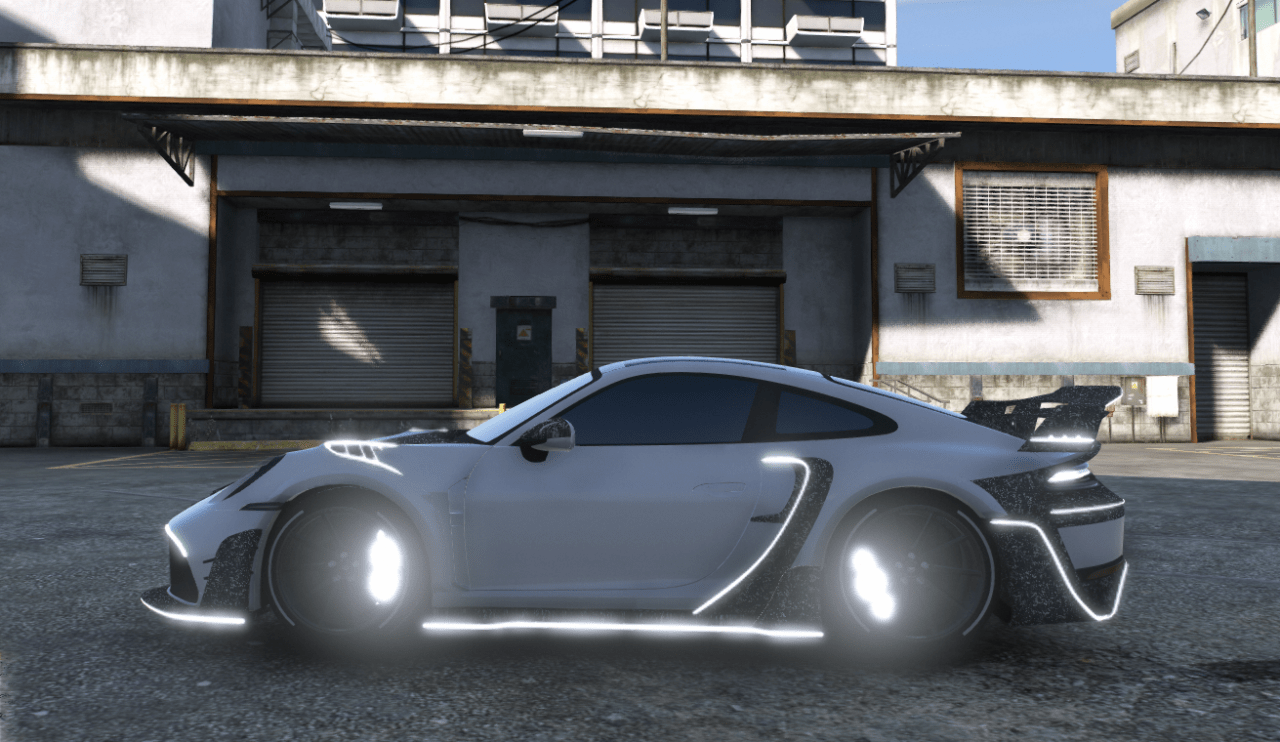 Porsche 911 Widebody Fivemrides Fivem Ready Optimized Debadged