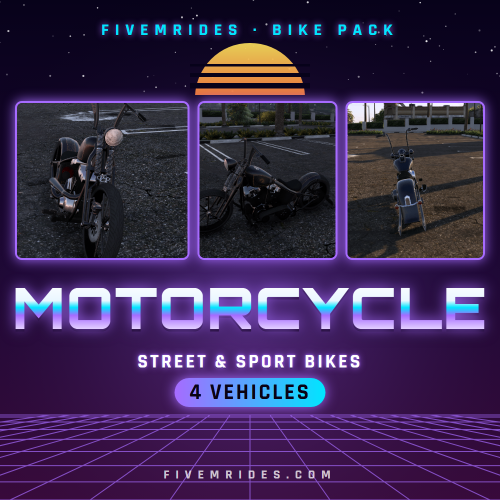 Motorcycle Pack (4 Included)
