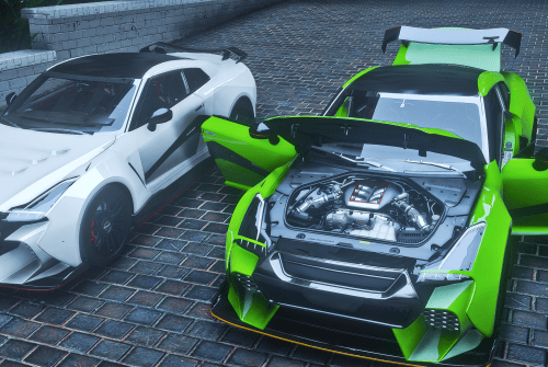 GTA5_2024-01-26_00-13-49 FiveM Mod GTA 5 Debadged Car