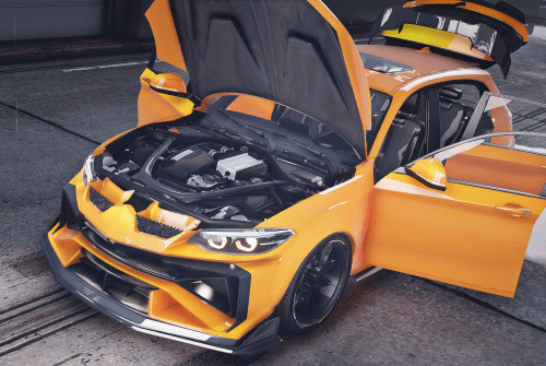 GTA5_2024-01-28_14-56-26 FiveM Mod GTA 5 Debadged Car