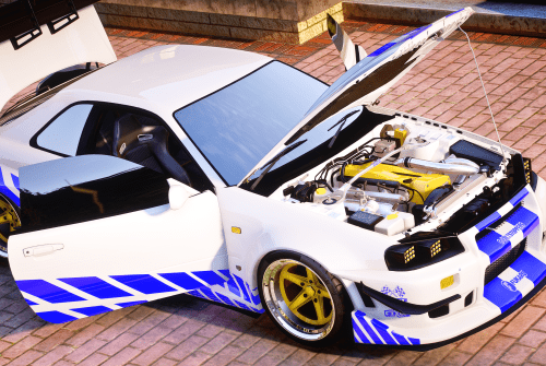 GTA5_2024-03-13_00-51-50 FiveM Mod GTA 5 Debadged Car