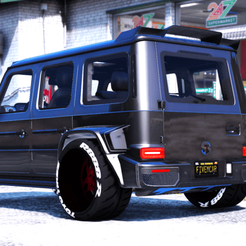 DBMG63PxxBK FiveM Mod GTA 5 Debadged Car