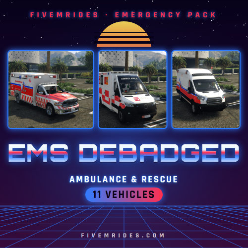 EMS Debadged Car Pack 11 Vehicles