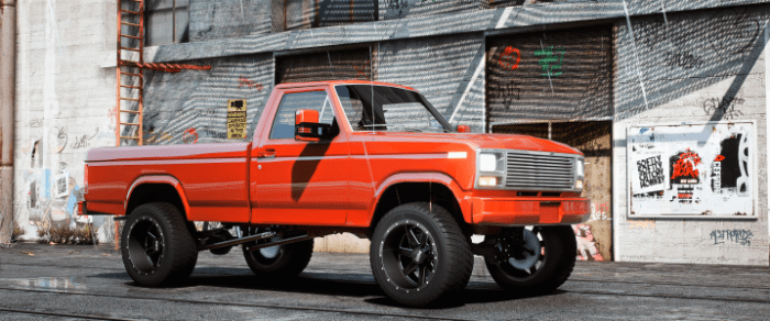 Lifted Bullnose Ford 1984