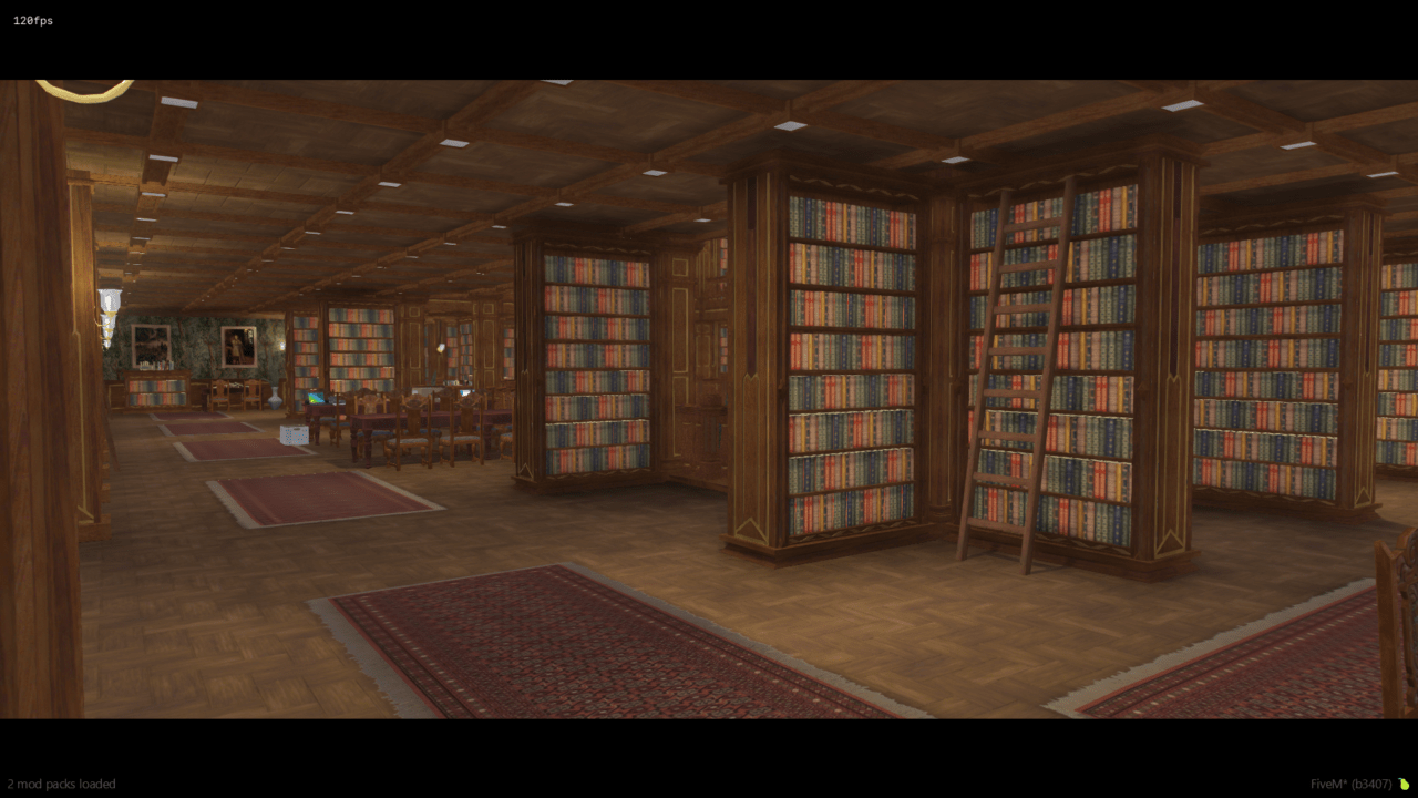 [MAP] Library - FiveM MLO Interior | FiveMRides