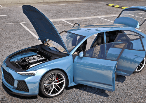 GTA5_2025-01-03_20-14-31 FiveM Mod GTA 5 Debadged Car