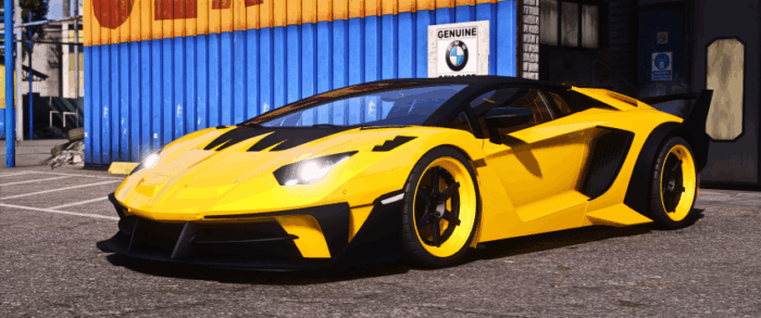 Lamborghini Aventador SVJ Sillouette