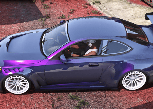 GTA5_2025-03-16_17-56-40 FiveM Mod GTA 5 Debadged Car