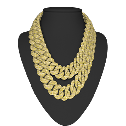 Double Cuban Thick Chain FiveM Car