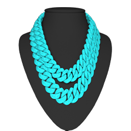 Double Cuban Thick Chain FiveM Car