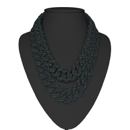 Double Cuban Thick Chain FiveM Car