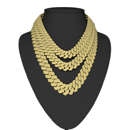 Triple Cuban Cascade Chain FiveM Car