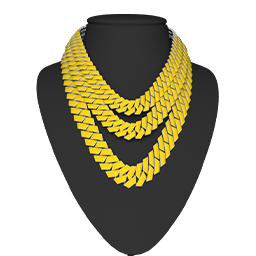 Triple Cuban Cascade Chain FiveM Car