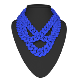 Crossed Cuban Knot Chain FiveM Car