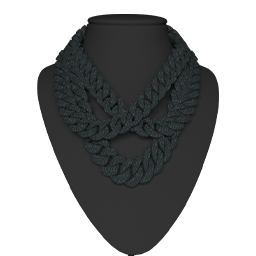 Crossed Cuban Knot Chain FiveM Car