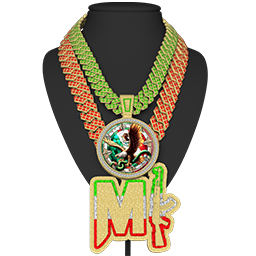 Mexican Flag Chain FiveM Car