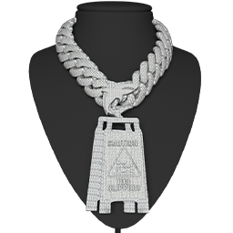 Caution Sign Chain FiveM Car