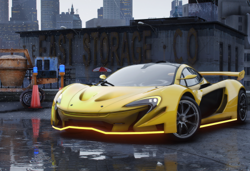 Mclaren P1 Zetac FiveM Car