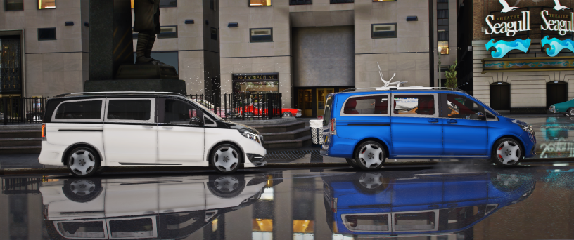 Mercedes V-Class 2025 Tuning FiveM Car