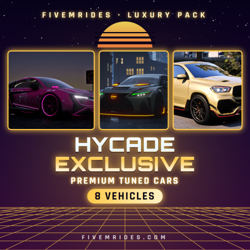 Hycade Exclusive Pack (8 Premium Tuned Cars)