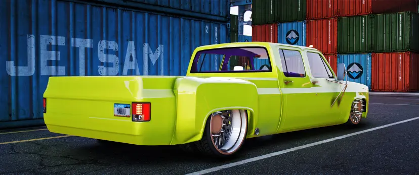 Bagged Chevrolet K30 single cab Dually on JTX Forged wheels (BULLETPROOF) - Image 7