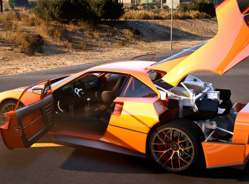 GTA5_2025-03-15_23-40-21 FiveM Mod GTA 5 Debadged Car