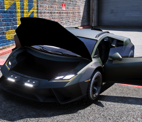 GTA5_2025-03-16_14-03-38 FiveM Mod GTA 5 Debadged Car
