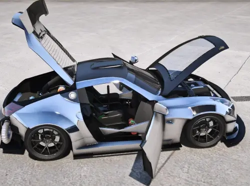 GTA5_2025-05-14_00-55-50 FiveM Mod GTA 5 Debadged Car