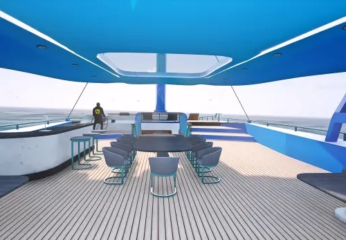 Luxury_Catamaran_8 FiveM Mod GTA 5 Debadged Car