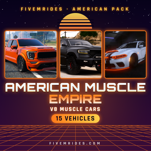 American Muscle Empire Pack (15 Cars)