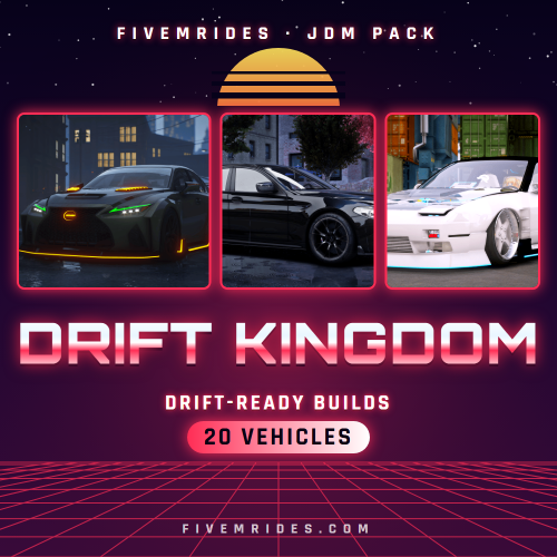 Drift Kingdom Pack (20 Drift-Ready Builds)