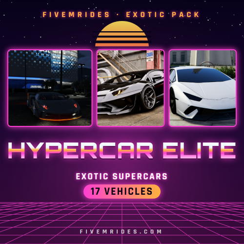Hypercar Elite Pack (17 Exotic Supercars)