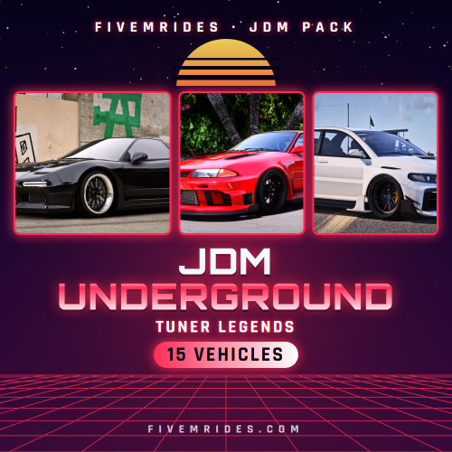 JDM Underground Pack (15 Tuner Legends)