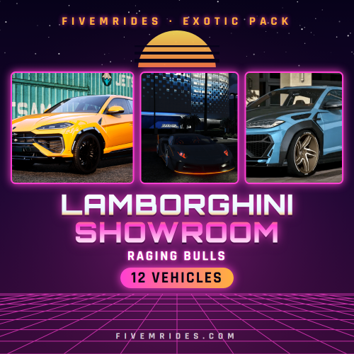 Lamborghini Showroom Pack (12 Raging Bulls)
