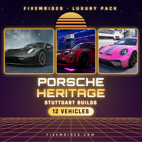 Porsche Heritage Pack (12 Stuttgart Builds)