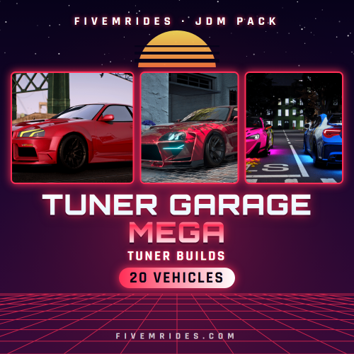 Tuner Garage Mega Pack (20 Builds)