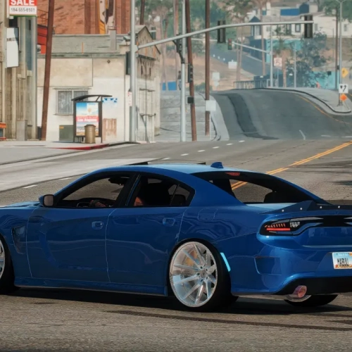 2019_Dodge_Charger_Scat_Pack_ProCharged_2 FiveM Mod GTA 5 Debadged Car