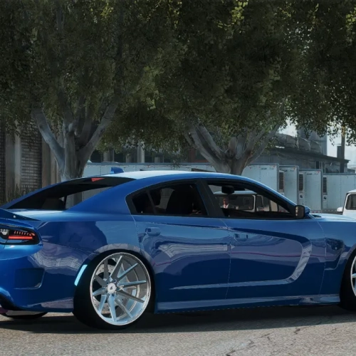 2019_Dodge_Charger_Scat_Pack_ProCharged_3 FiveM Mod GTA 5 Debadged Car