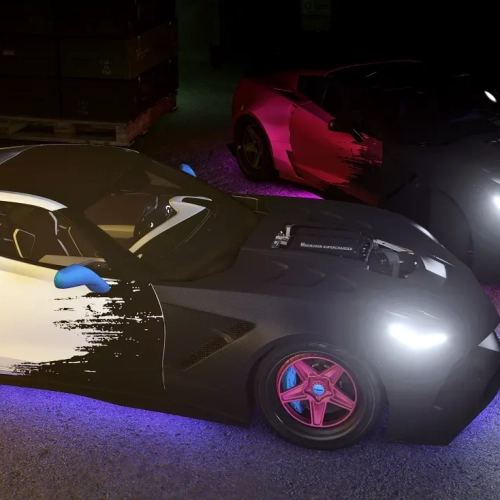 GTA5_2024-04-16_02-53-17 FiveM Mod GTA 5 Debadged Car