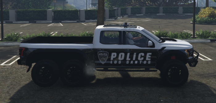 Ford Raptor 6×6 Police [Debadged] - FiveM Truck | FiveMRides