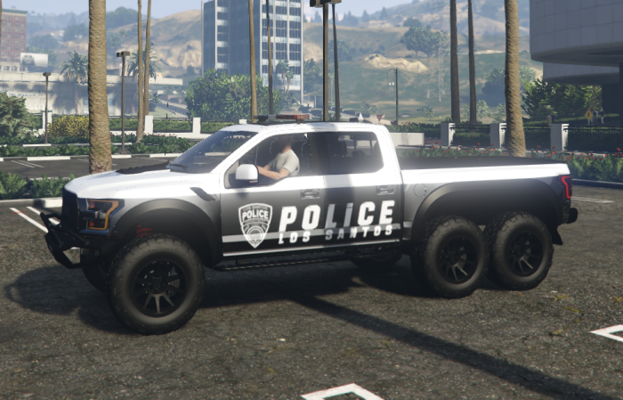 Ford Raptor 6×6 Police [Debadged] - FiveM Truck | FiveMRides
