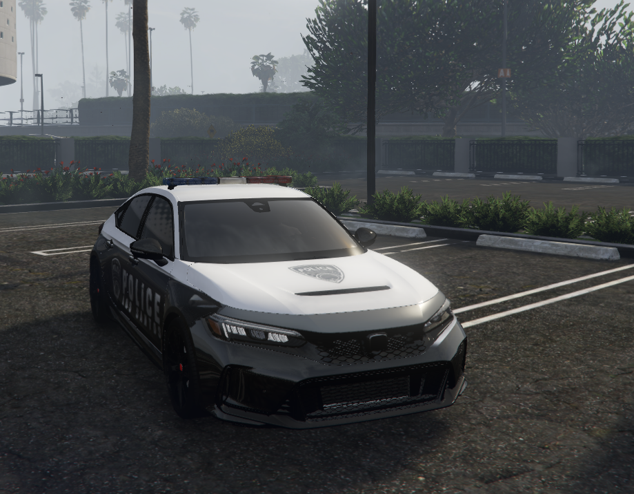 Honda Civic Police FiveM Car