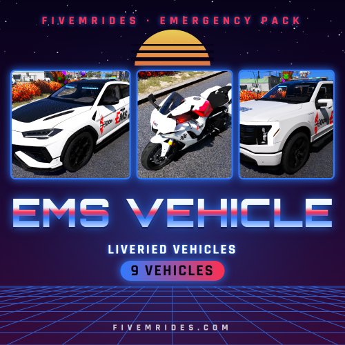 EMS Vehicle Pack (9 Liveried Vehicles)