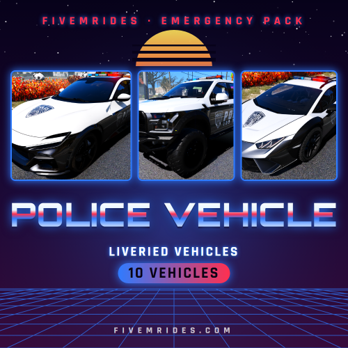 Police Vehicle Pack (10 Liveried Vehicles)
