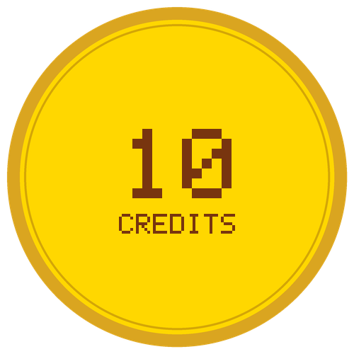 10 credits coin