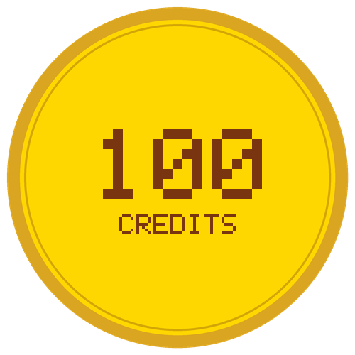 100 credits coin
