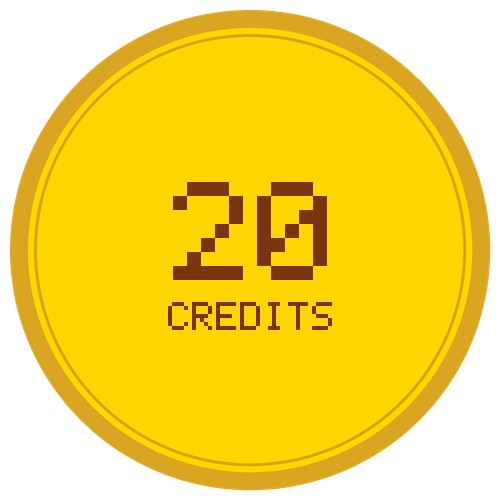 20 credits coin