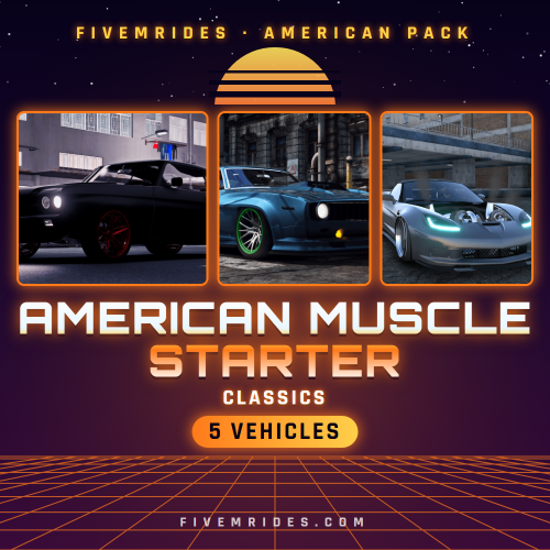 American Muscle Starter Pack (5 Classics)
